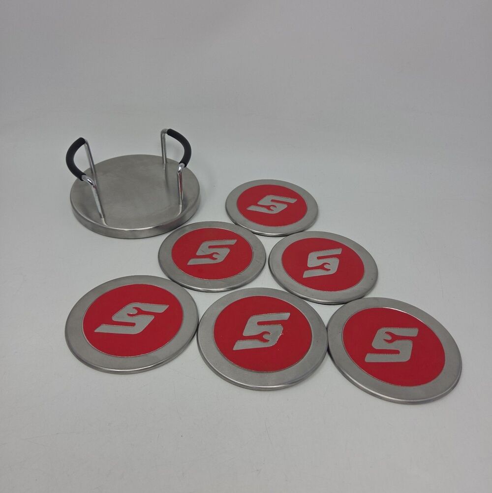 Snapon Tools Coaster Set Snap-on Set of 6